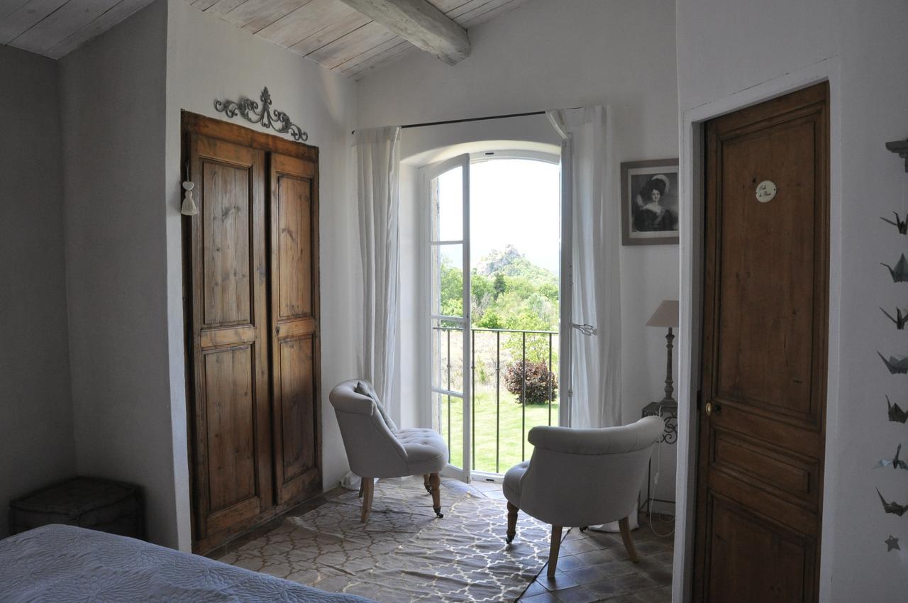 Bed and Breakfast Le Mas En Provence Entrechaux Exterior foto